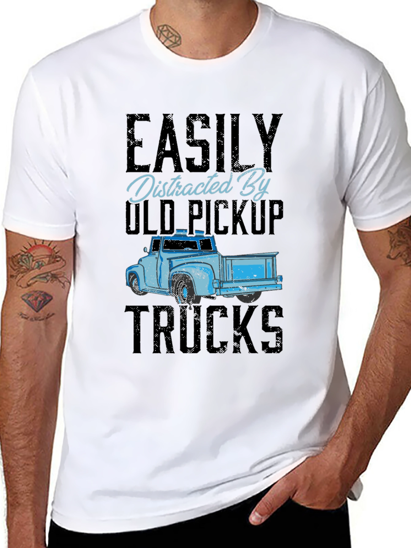 Old Pickup Trucks Distraction T-Shirt
