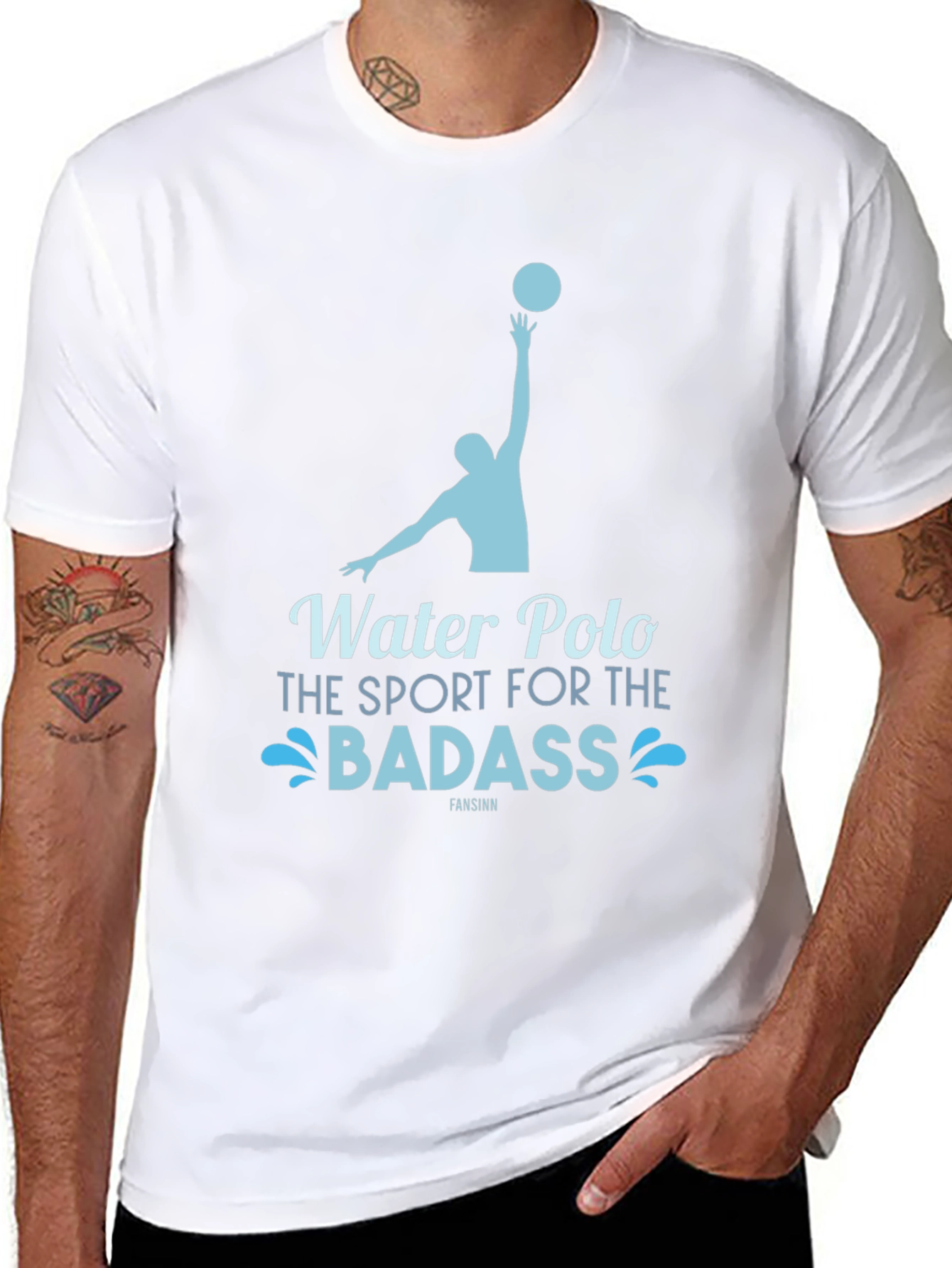 Water Polo Badass Graphic T-Shirt
