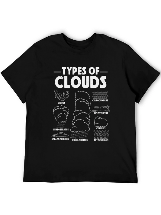 Types of Clouds Graphic Tee - Weather Science T-Shirt