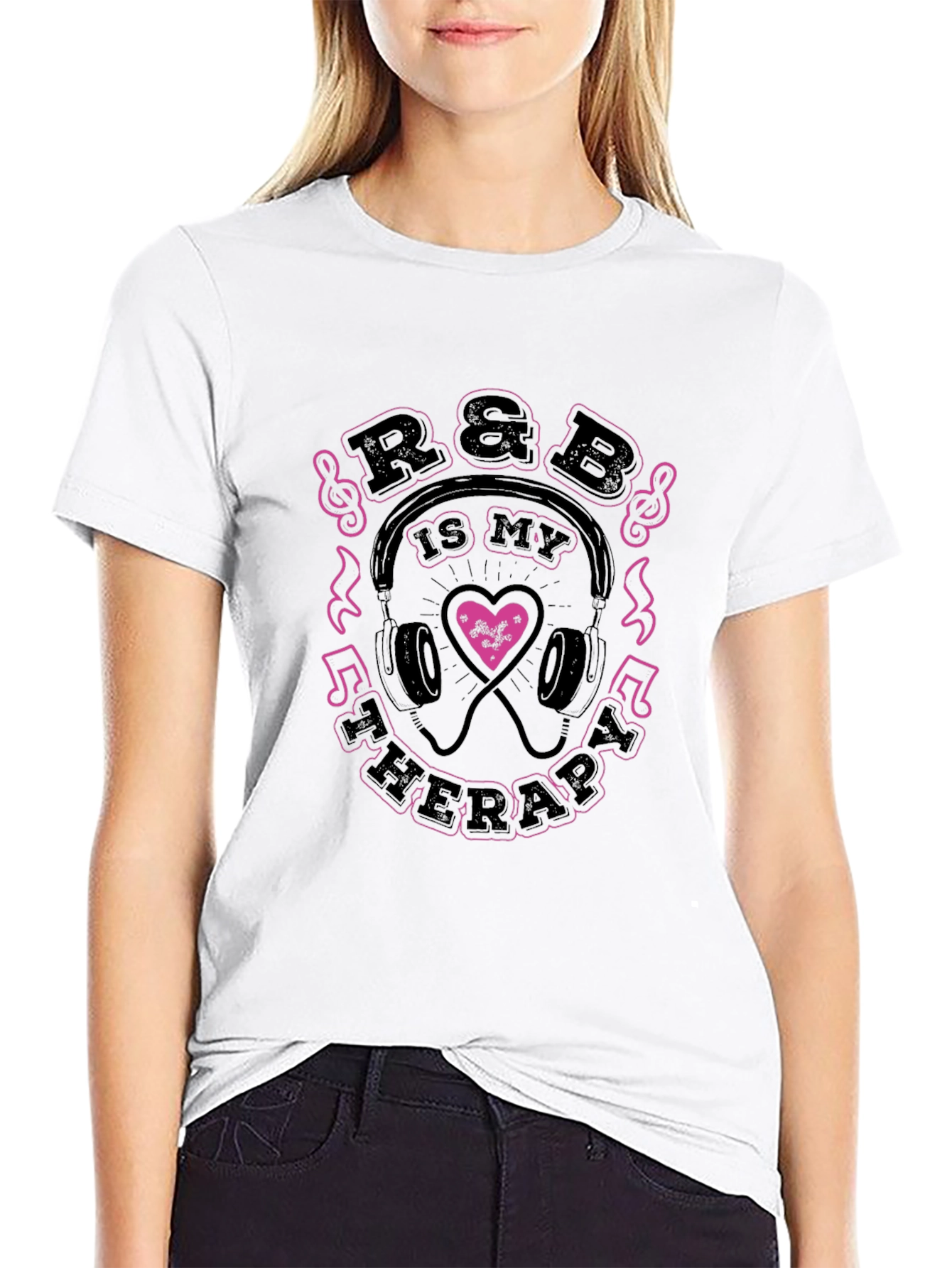 R&B Is My Therapy T-Shirt - Music Lover Tee