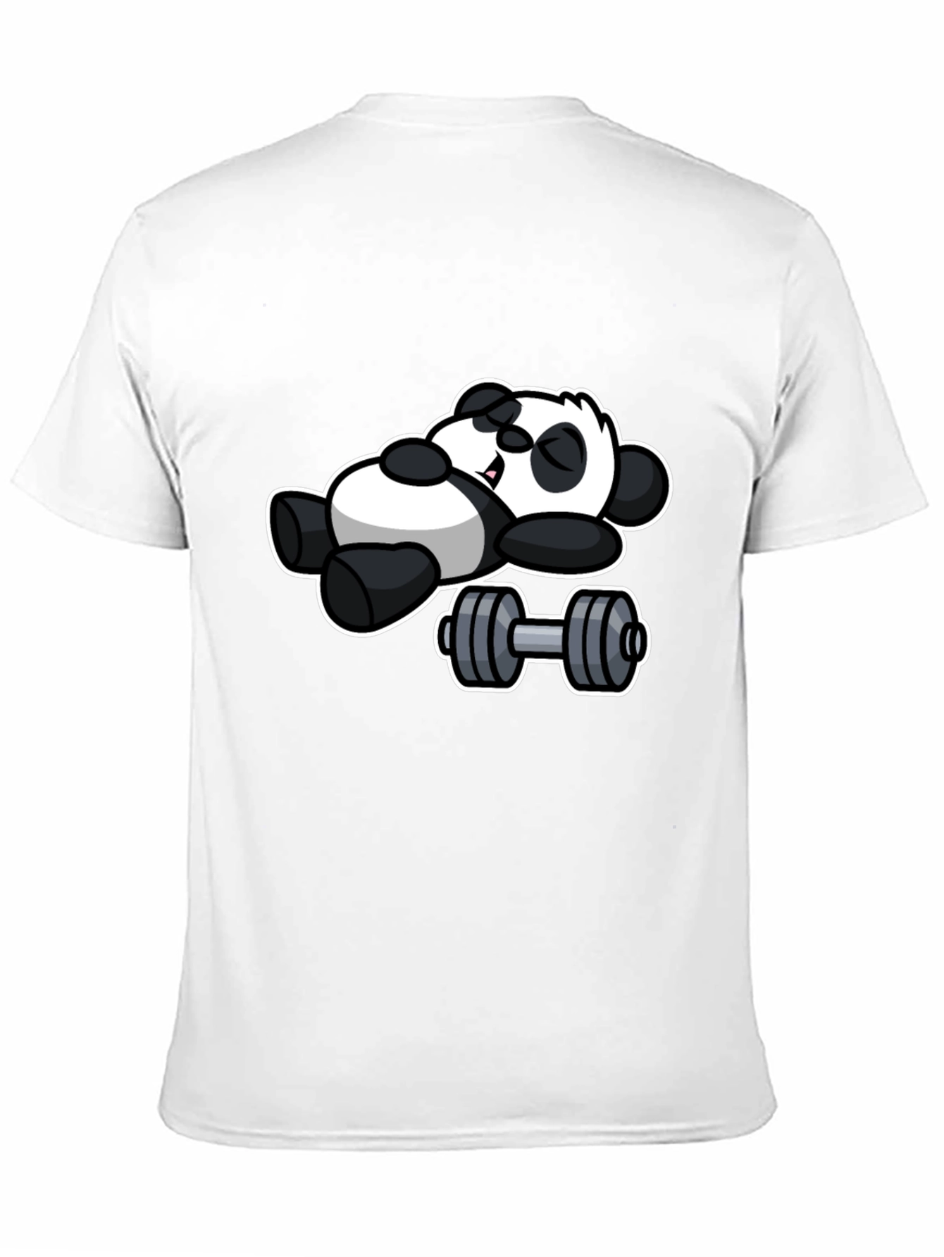 Lazy Panda Gym T-Shirt - Black Cotton Tee