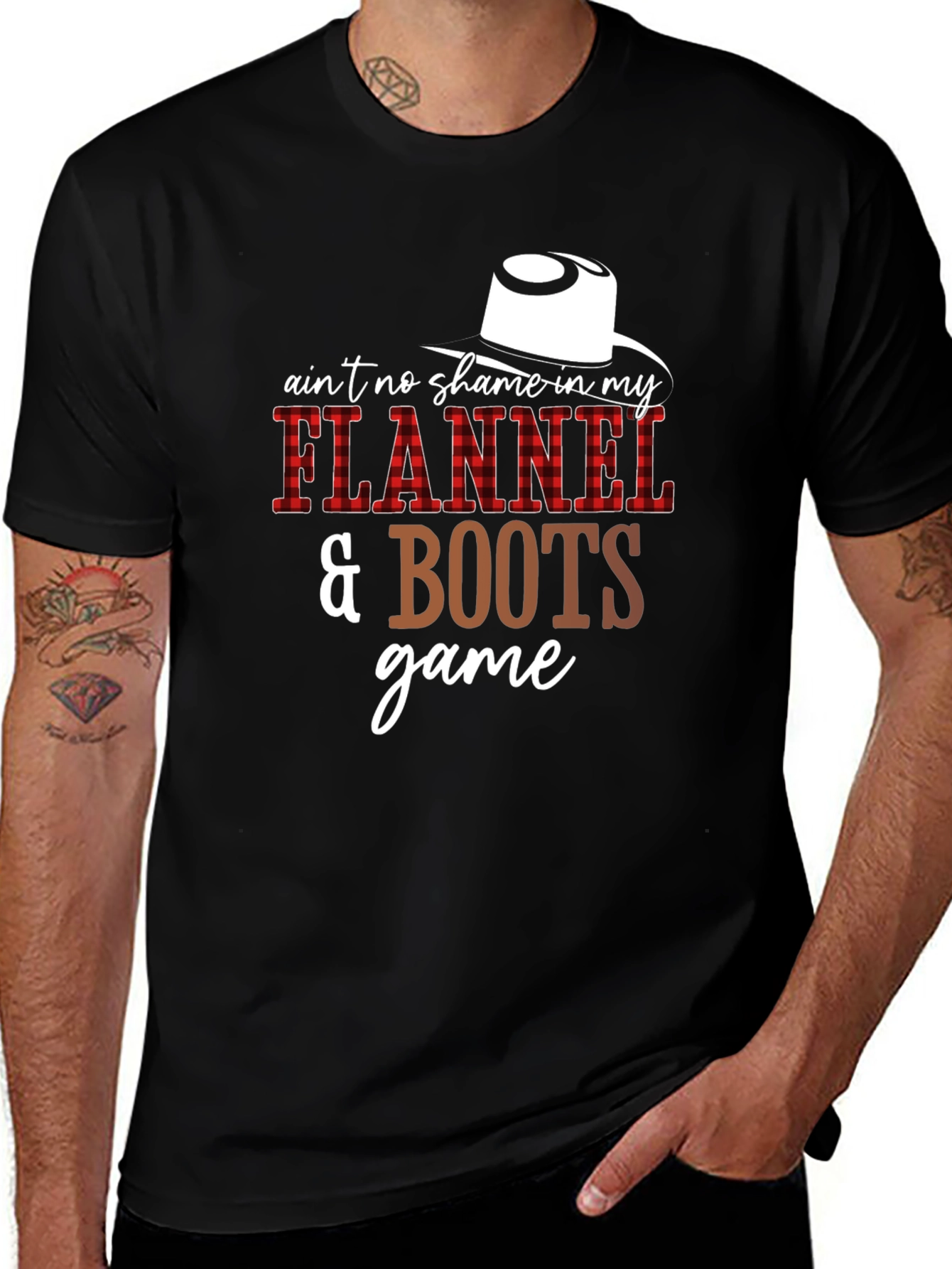 Flannel & Boots Graphic Tee