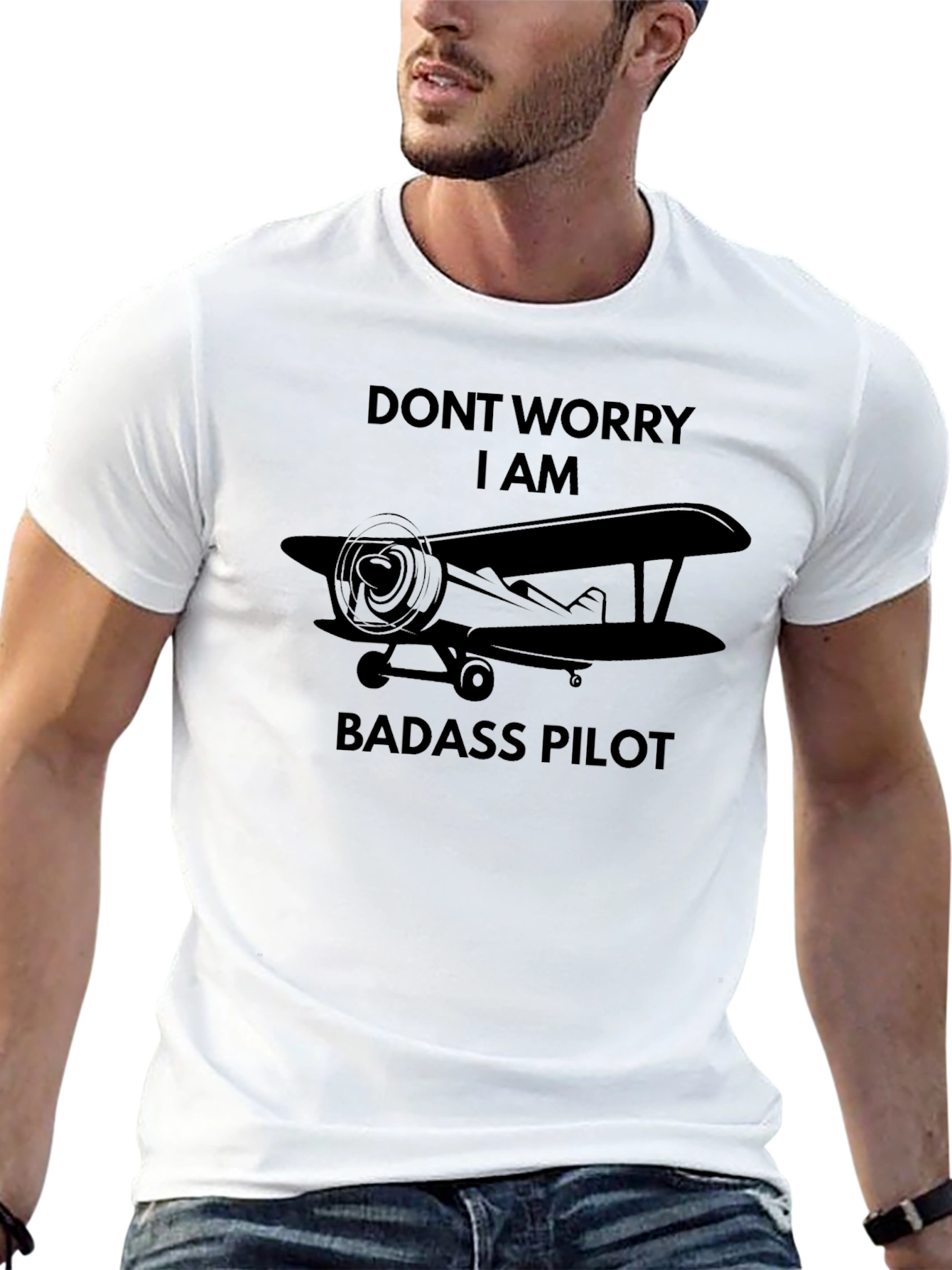 Badass Pilot T-Shirt - Fly High in Style