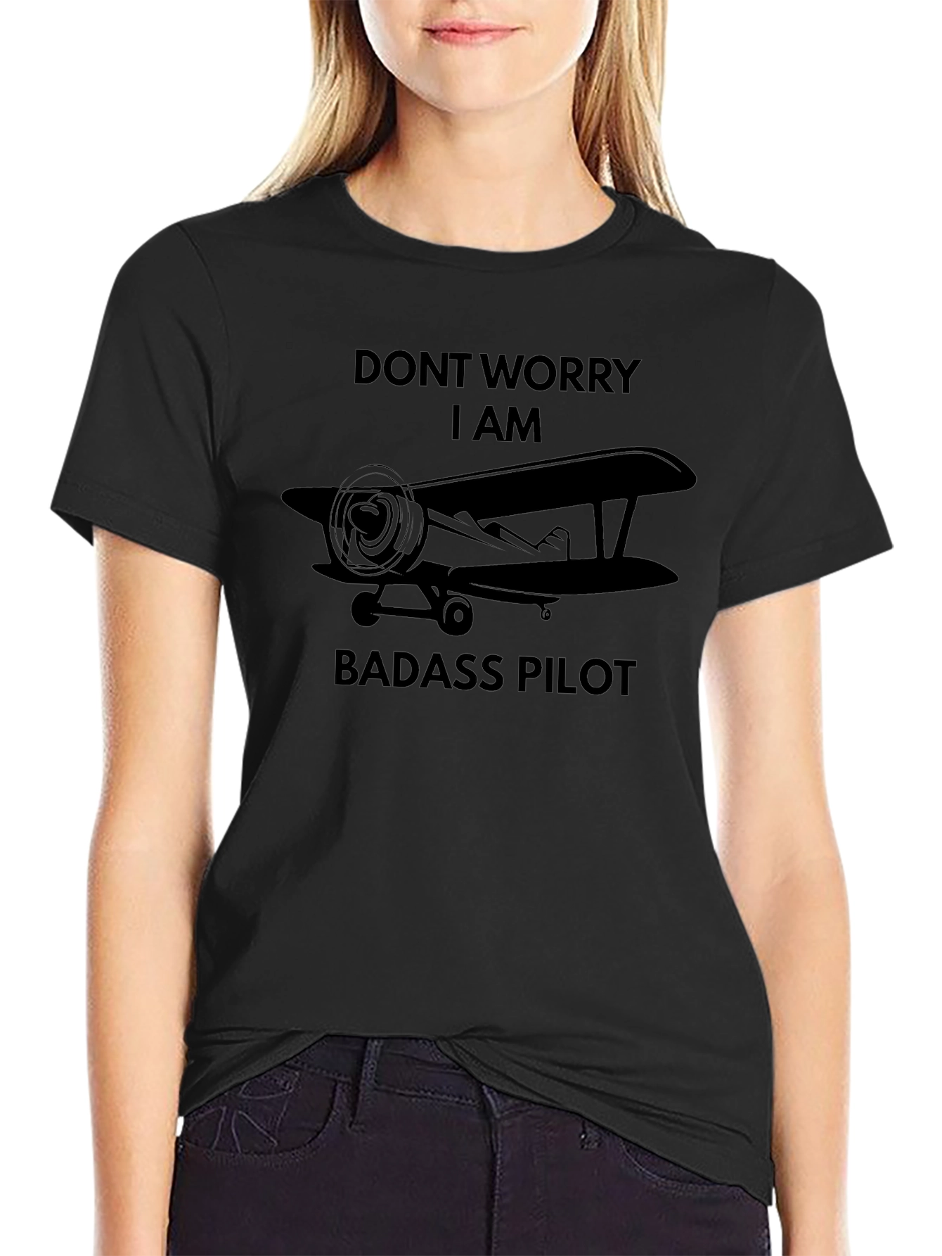 Badass Pilot T-Shirt - Fly High in Style