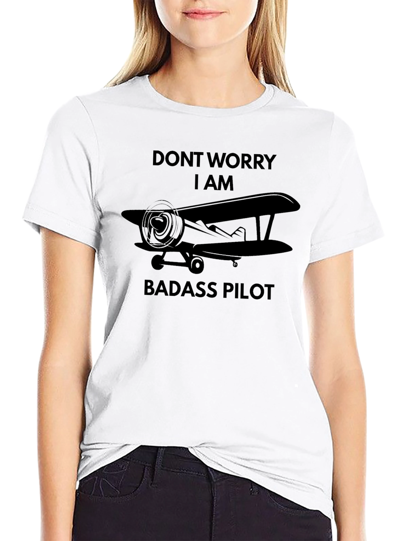 Badass Pilot T-Shirt - Fly High in Style