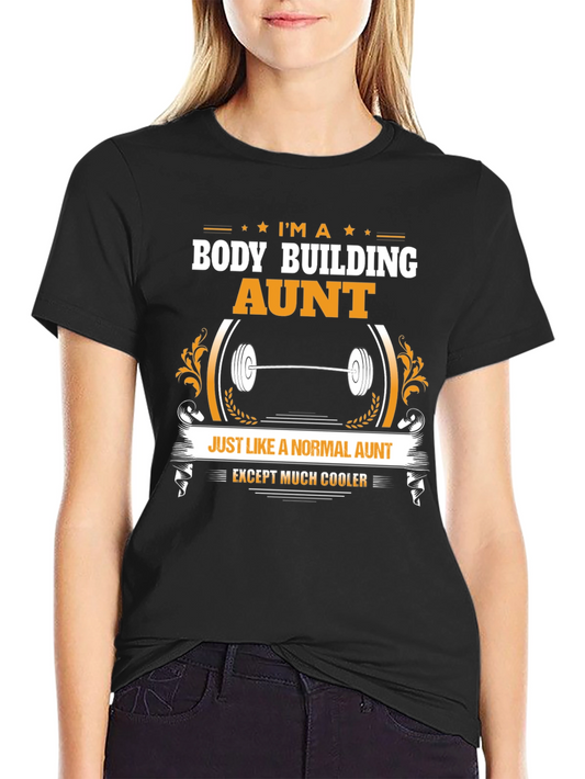 Bodybuilding Aunt Graphic T-Shirt