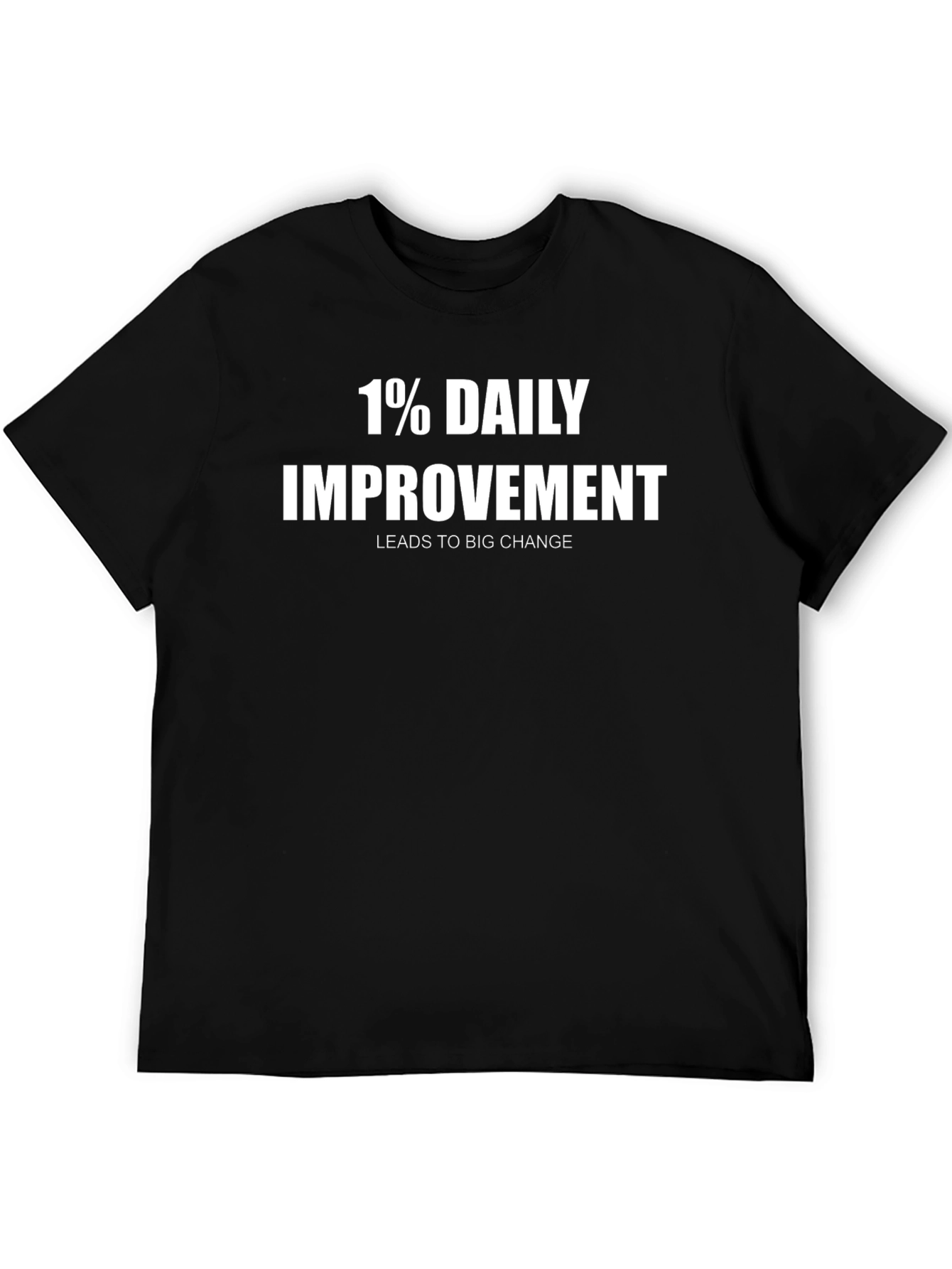 1% Daily Improvement T-Shirt - Motivational Tee