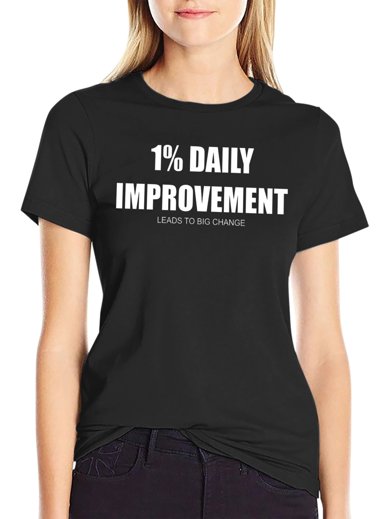 1% Daily Improvement T-Shirt - Motivational Tee