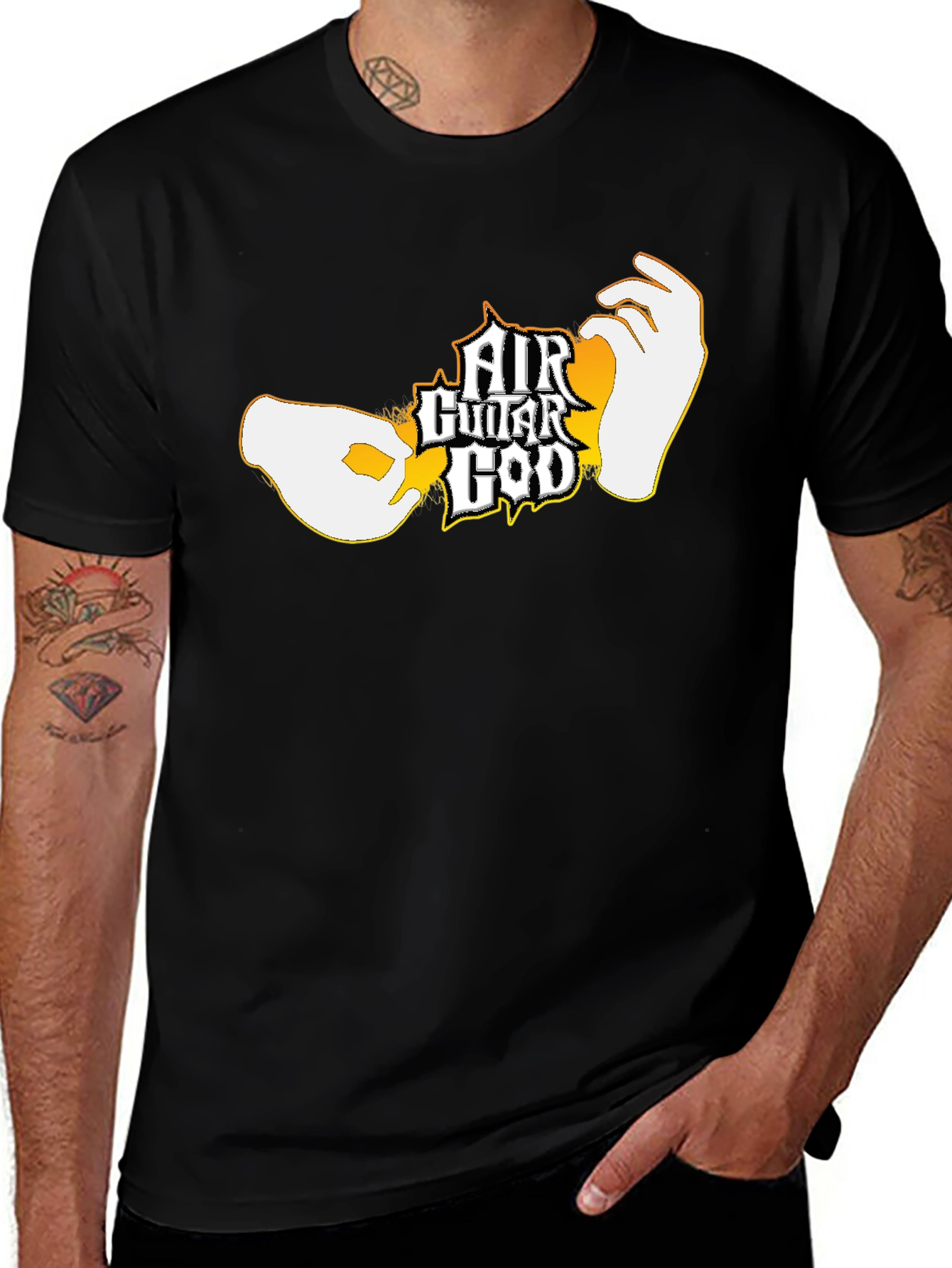 Air Guitar God T-Shirt - Rock Star Apparel