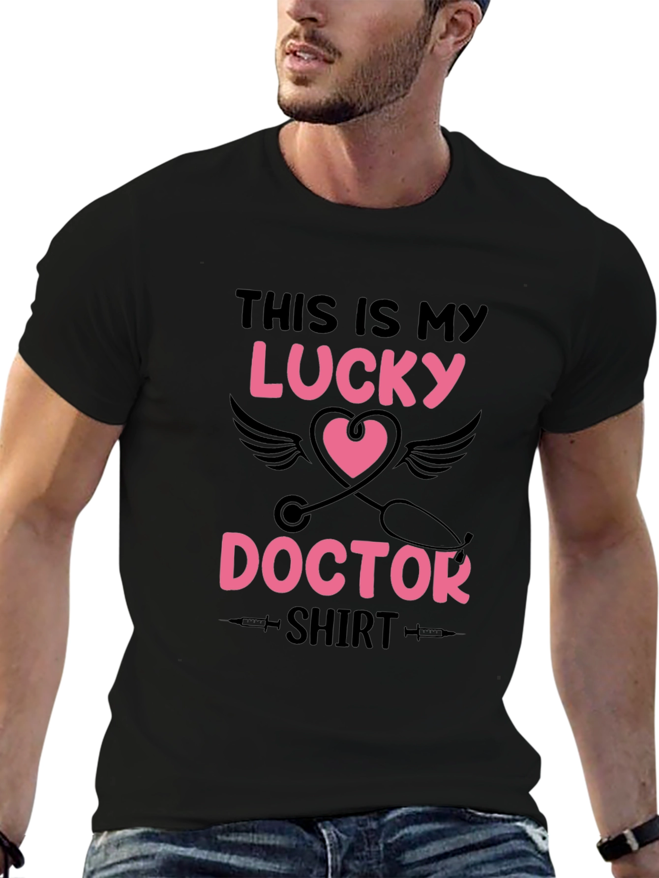 Lucky Doctor Shirt - Novelty Graphic Tee