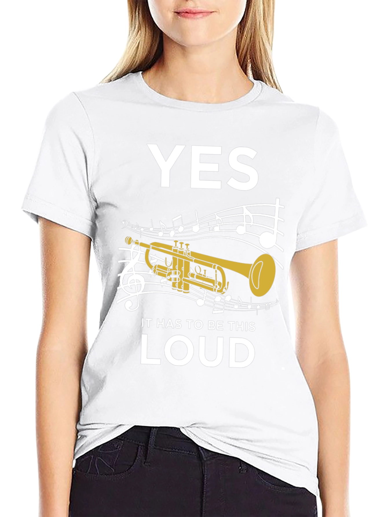 Funny Trumpet Musician Loud Music T-Shirt