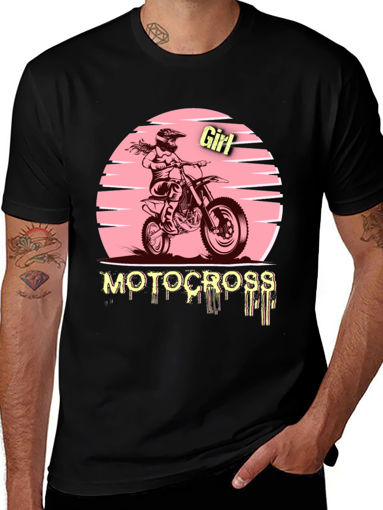Motocross Girl Tee - Ride in Style!