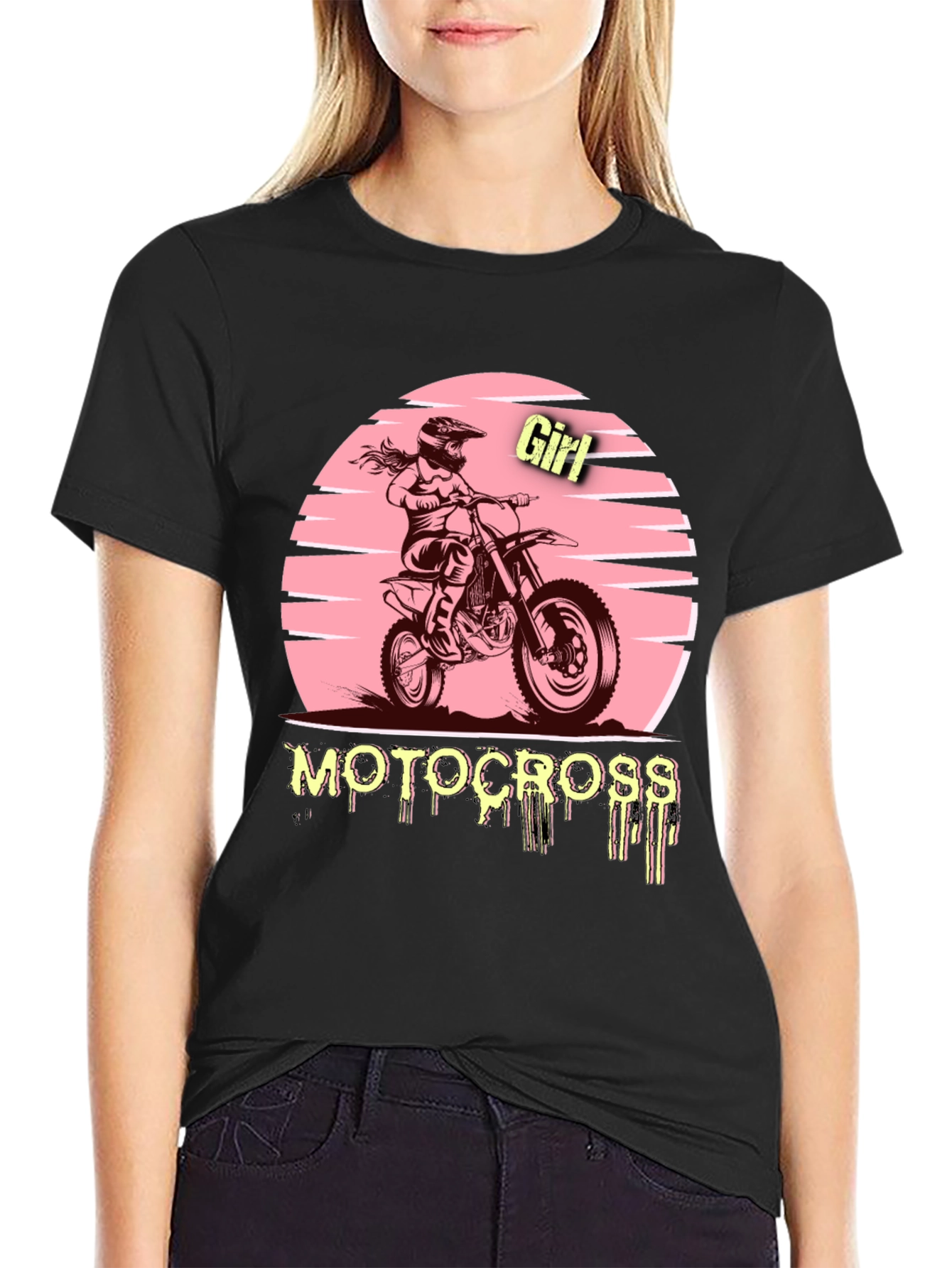 Motocross Girl Tee - Ride in Style!