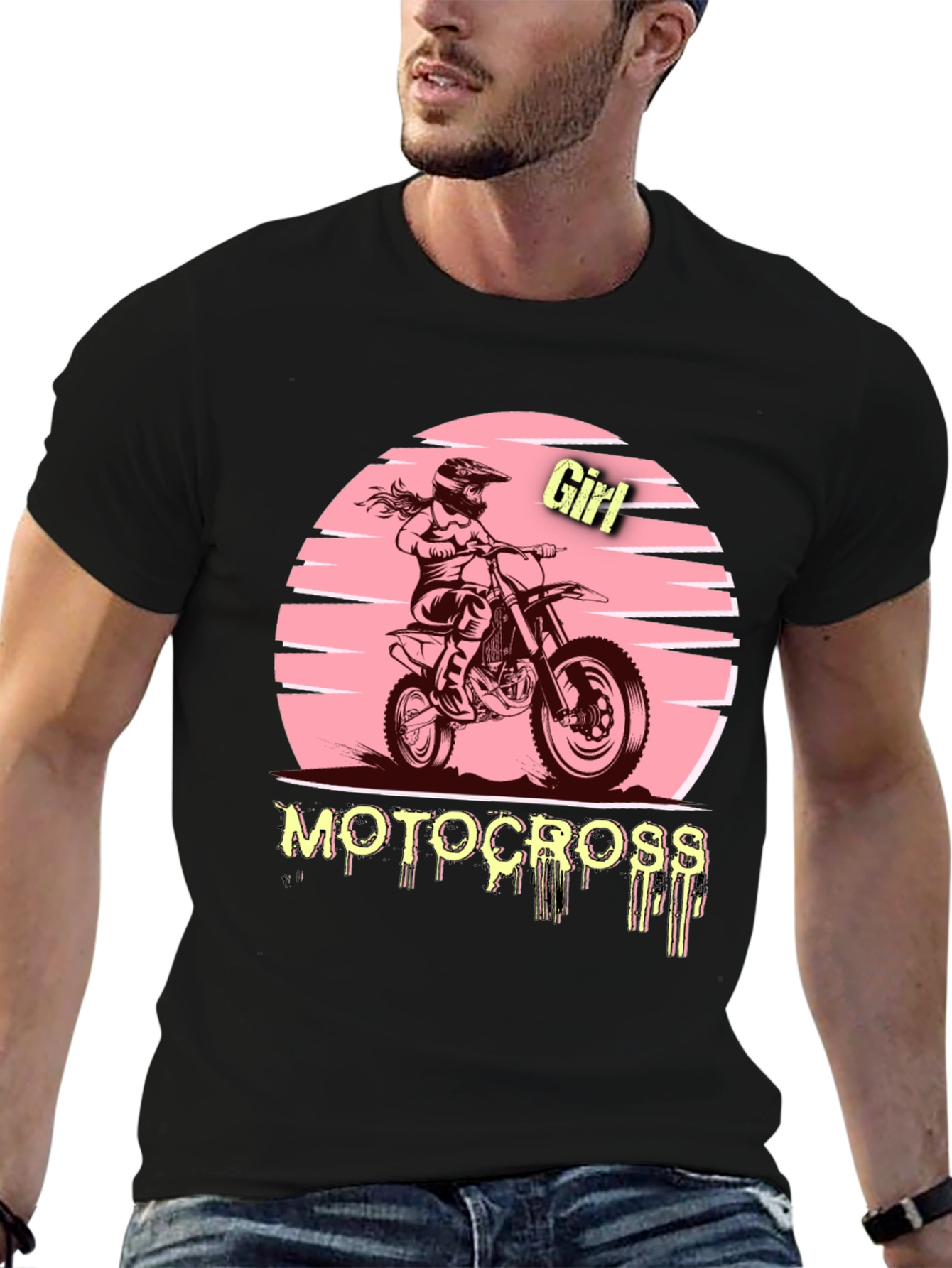 Motocross Girl Tee - Ride in Style!