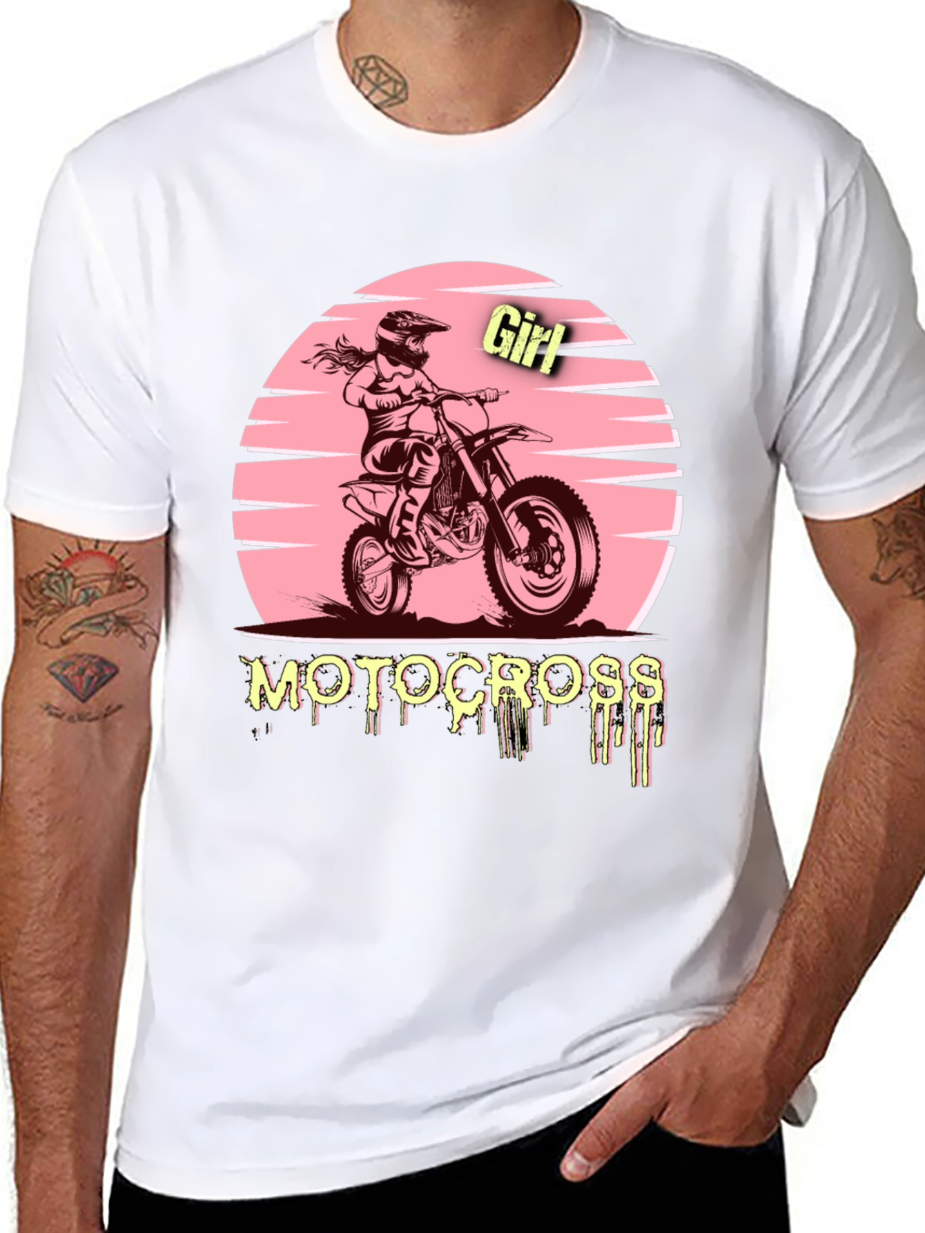 Motocross Girl Tee - Ride in Style!