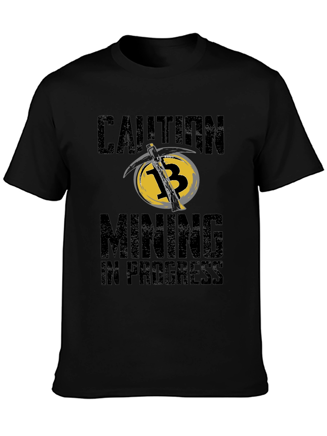 Caution Bitcoin Mining In Progress T-Shirt