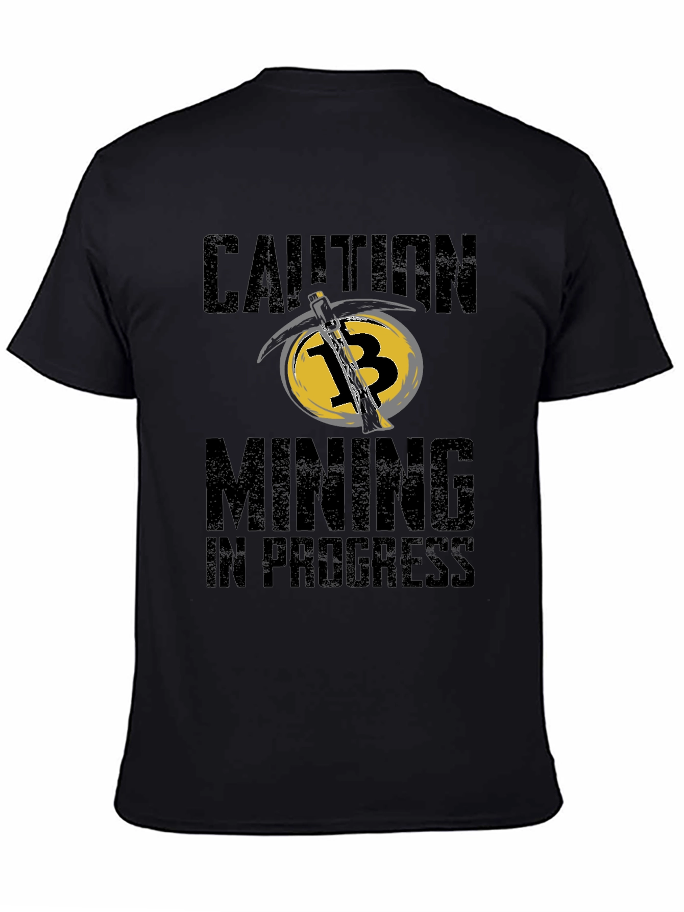 Caution Bitcoin Mining In Progress T-Shirt