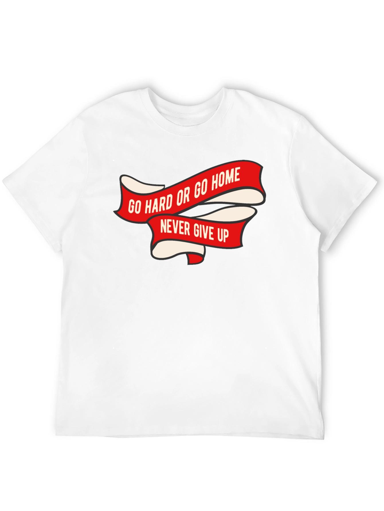 Go Hard or Go Home Black T-Shirt