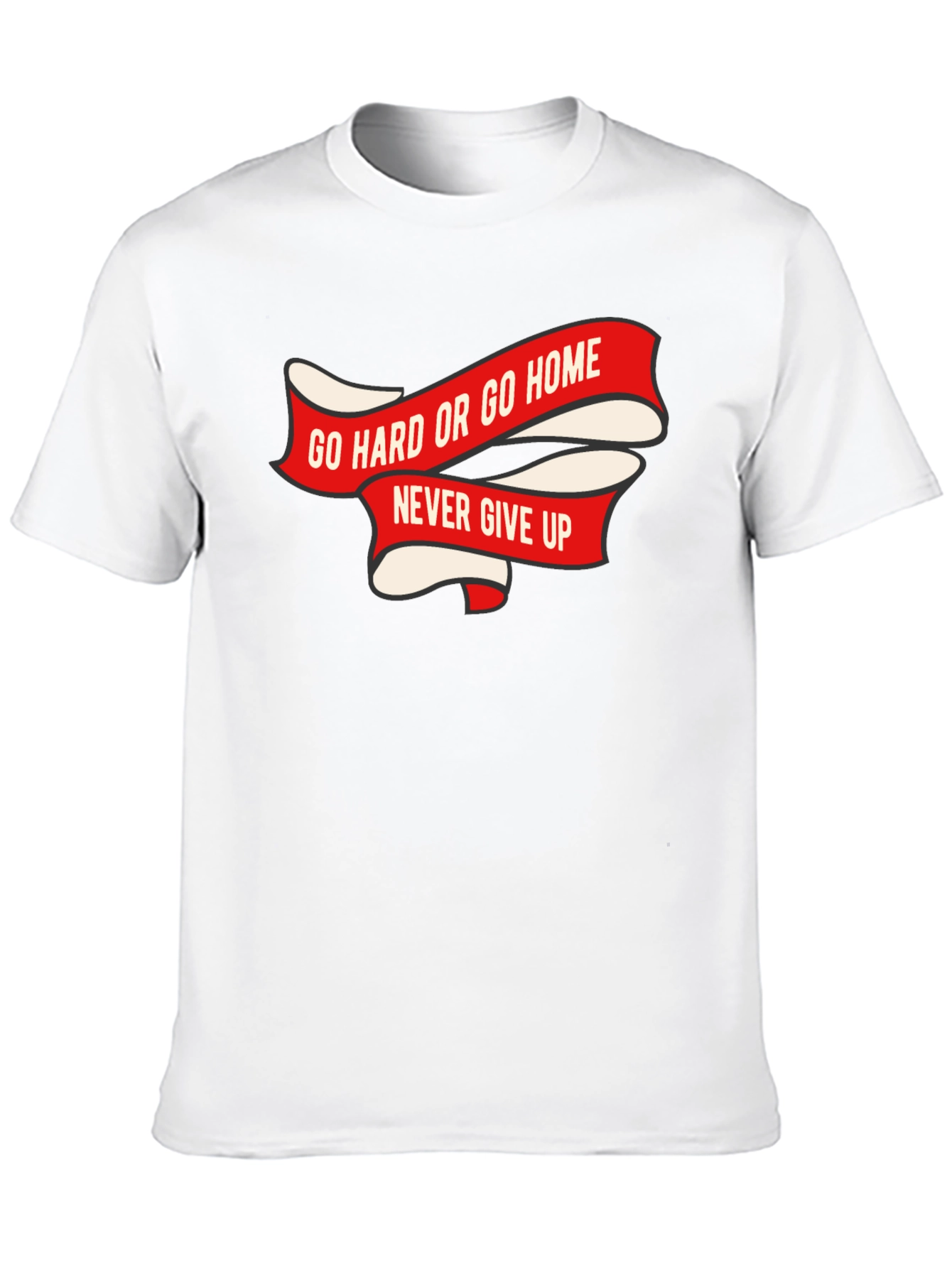 Go Hard or Go Home Black T-Shirt