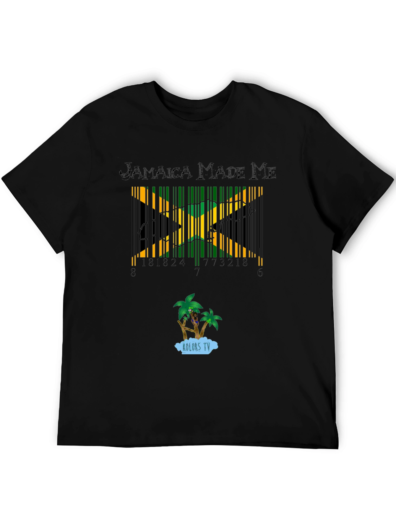 Jamaica Made Me Barcode T-Shirt