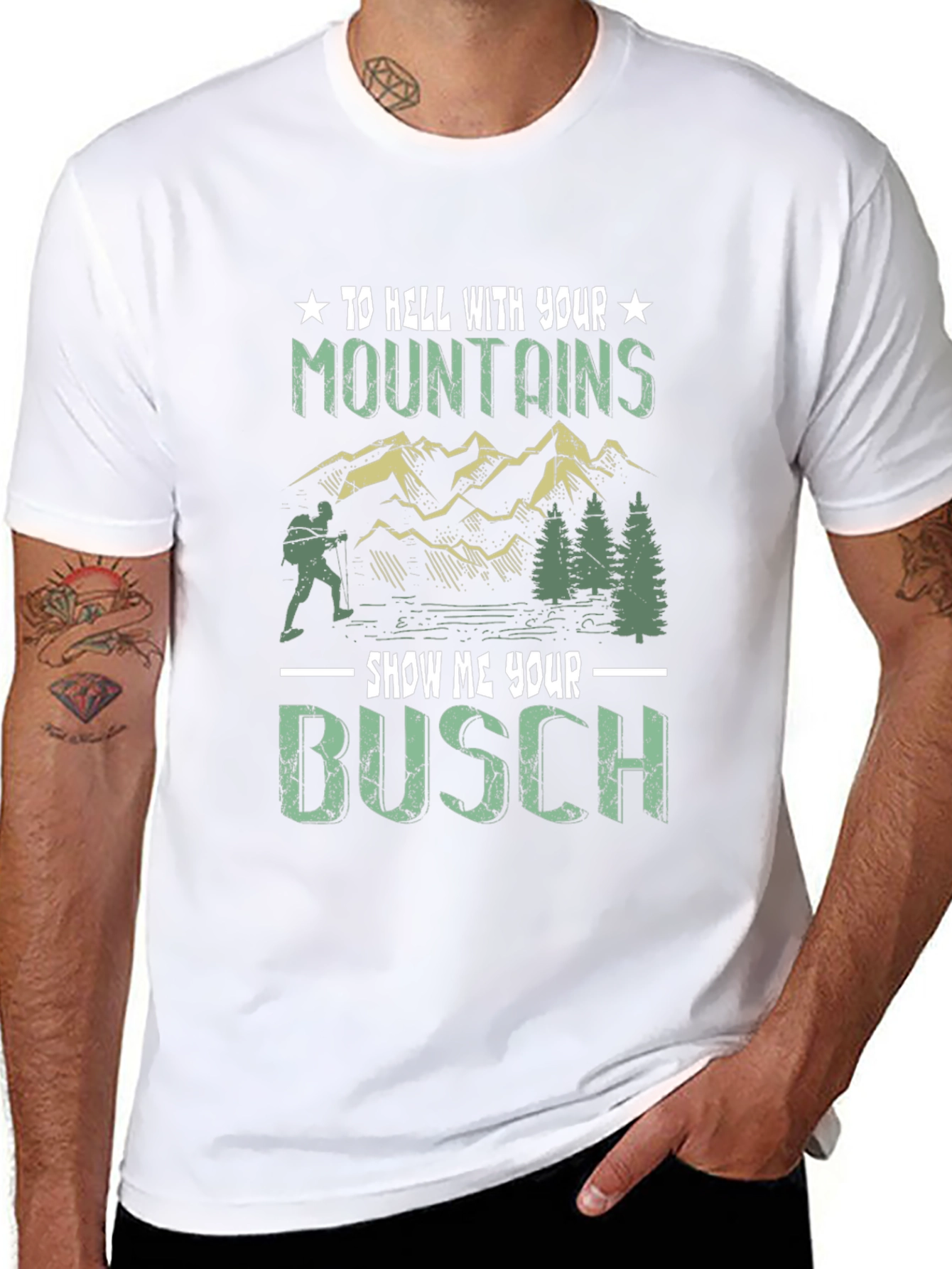 To Hell With Your Mountains Funny T-Shirt