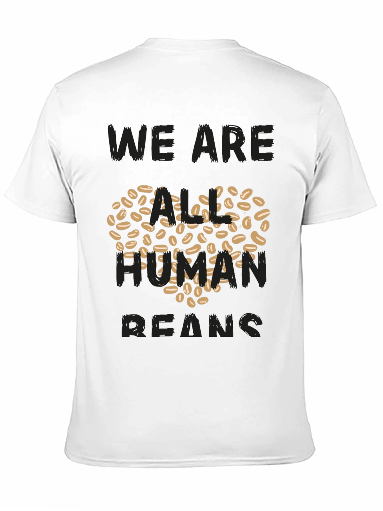 Human Beans T-Shirt - Heart Made of Coffee Beans