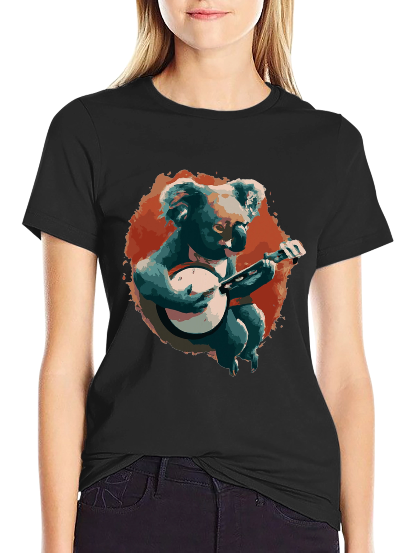 Koala Banjo T-Shirt - Funny Graphic Tee