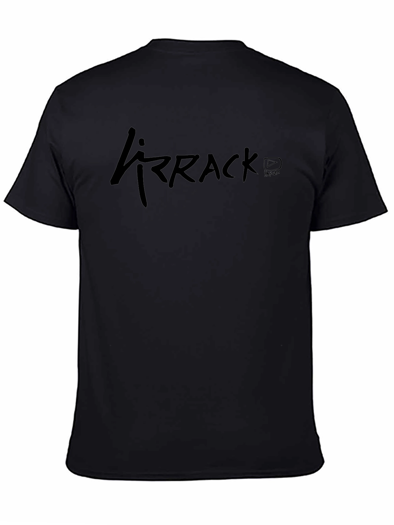 ViRRACk Black T-Shirt - Stylish Casual Wear