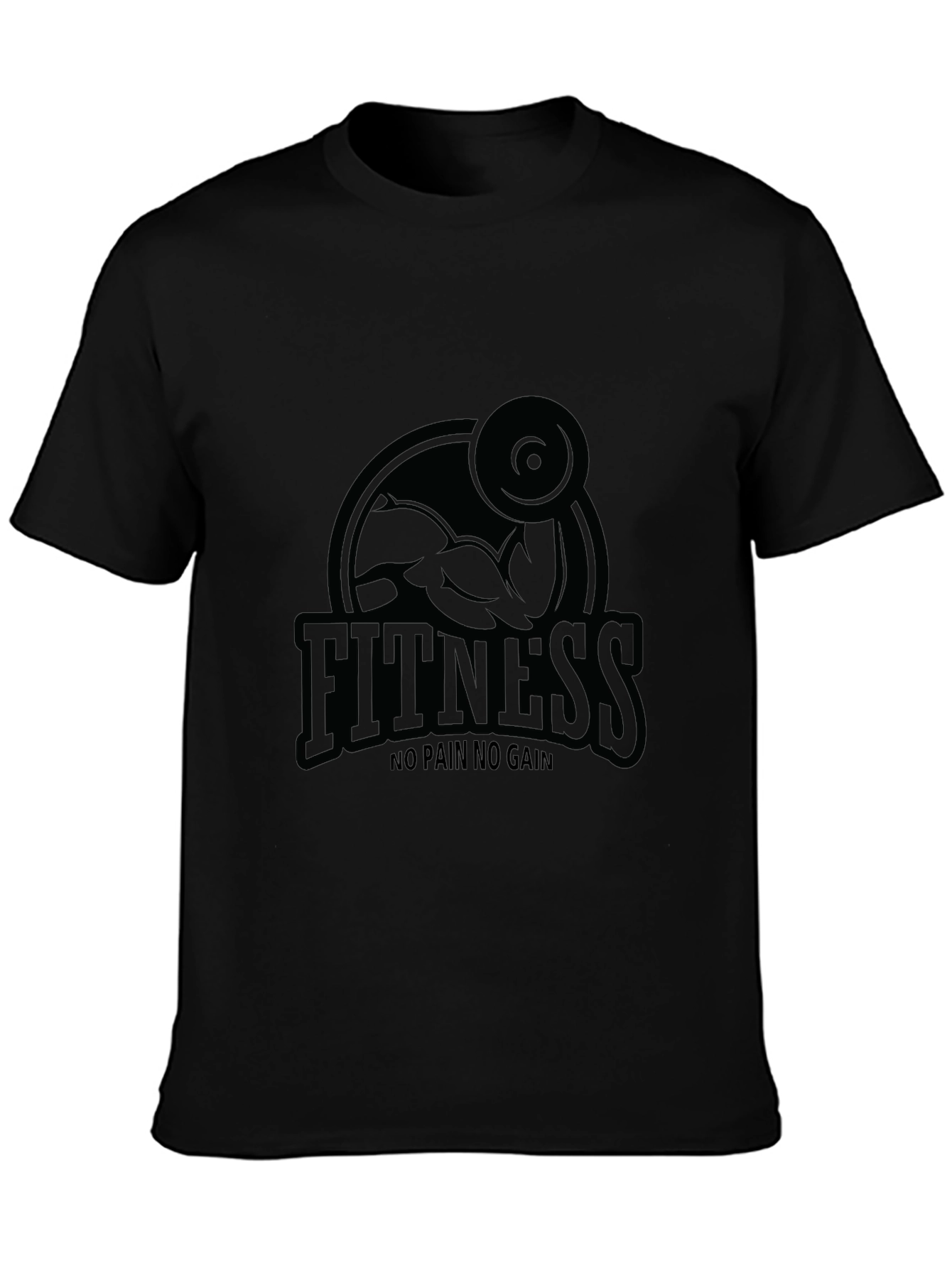 Fitness Graphic Tee - No Pain No Gain