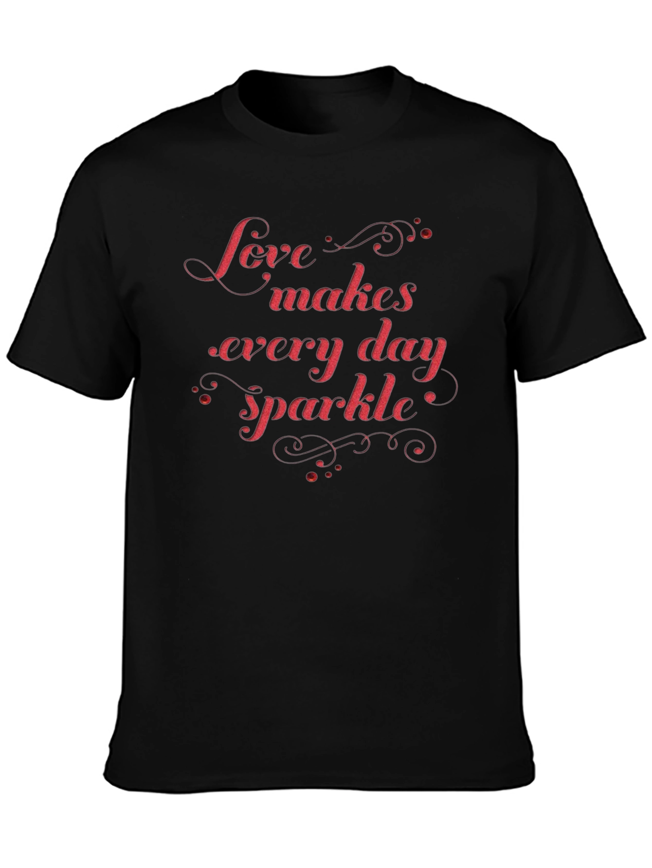 Love Makes Every Day Sparkle Graphic Tee