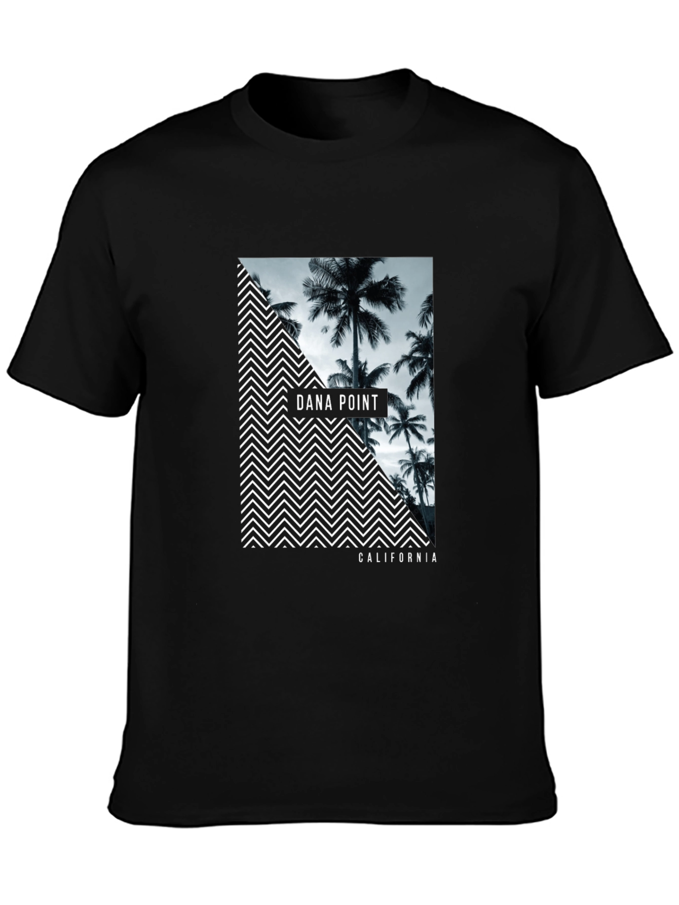 Dana Point California Graphic T-Shirt - Black