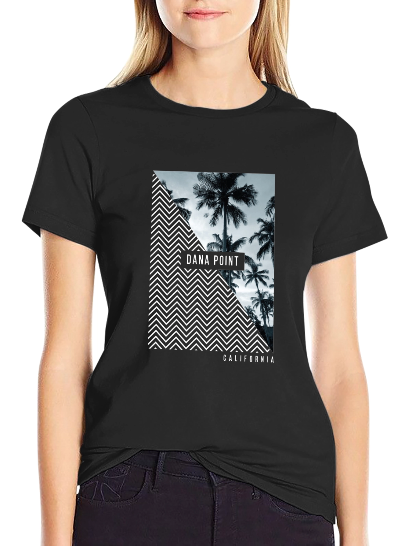 Dana Point California Graphic T-Shirt - Black