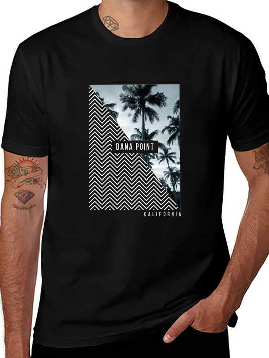 Dana Point California Graphic T-Shirt - Black
