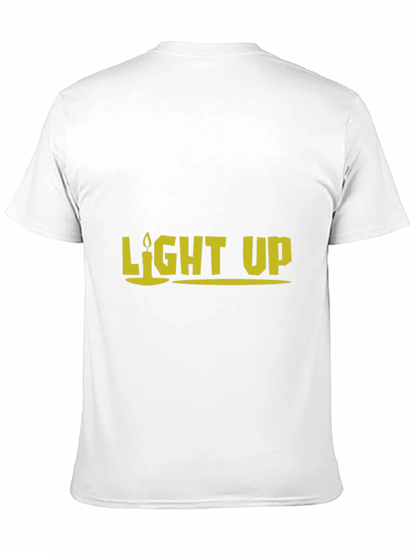 Light Up Graphic Tee - Black Cotton T-Shirt