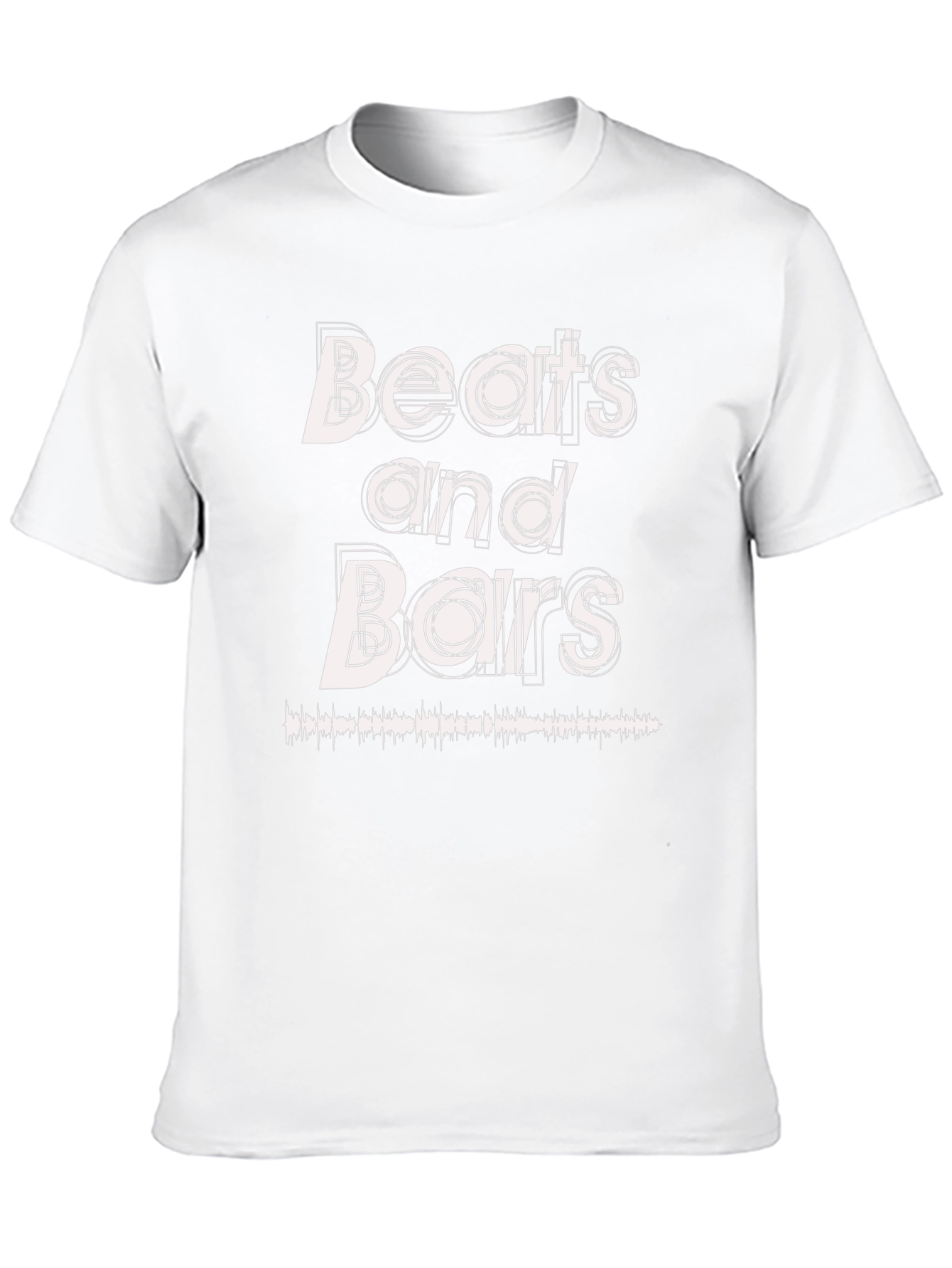 Beats and Bars Black Graphic Tee