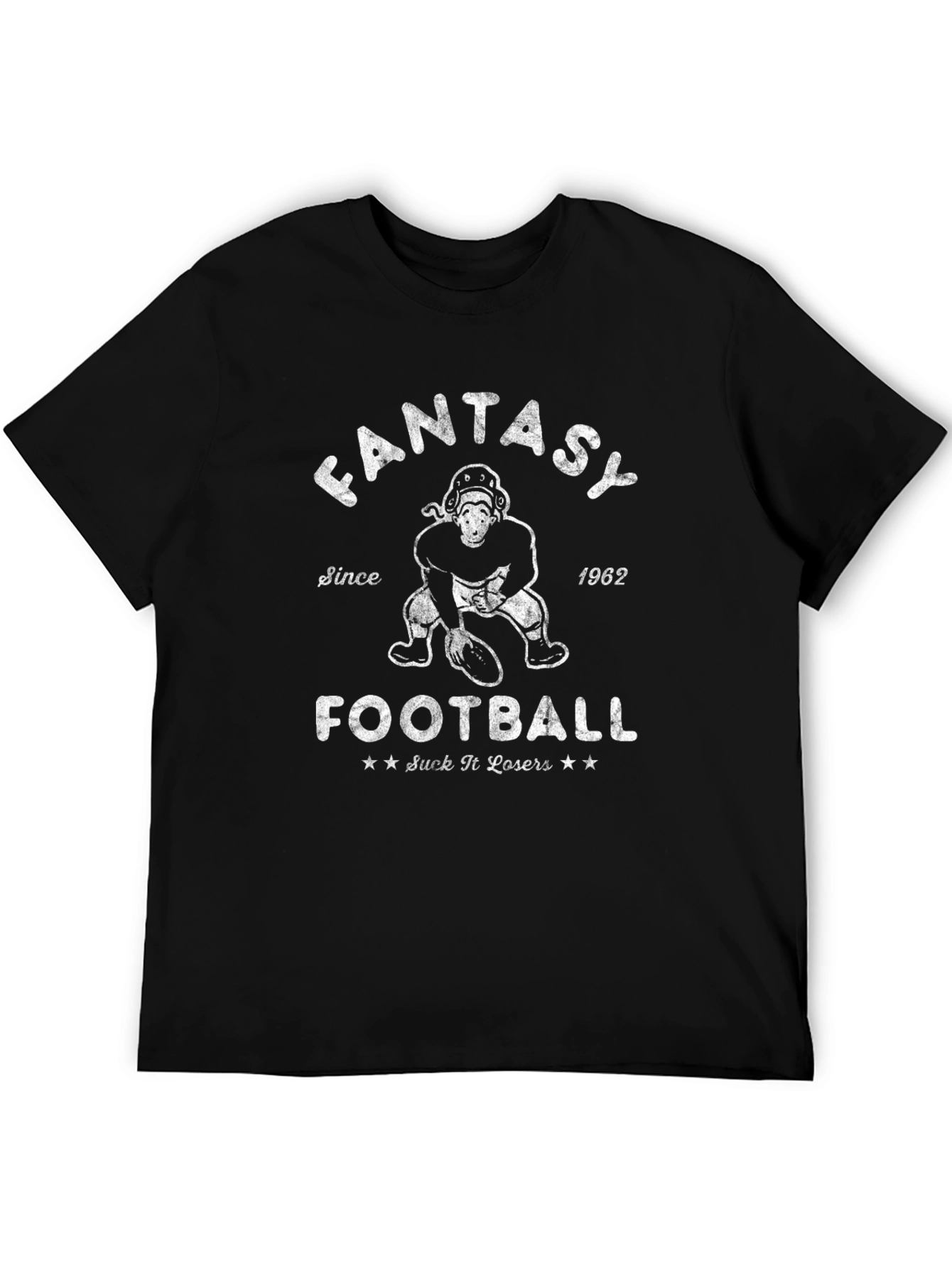 Fantasy Football Since 1962 Black T-Shirt