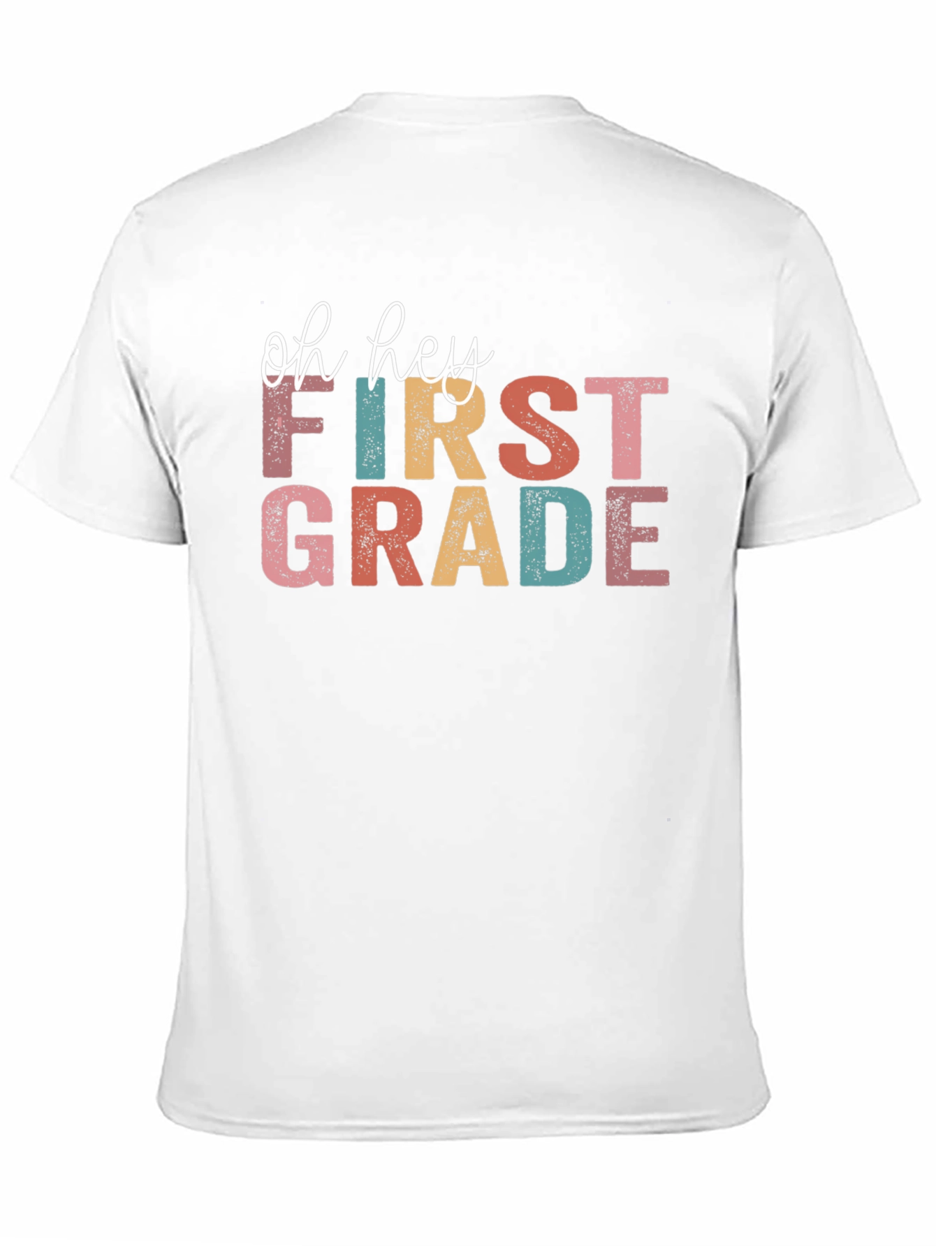 Oh Hey First Grade Black T-Shirt