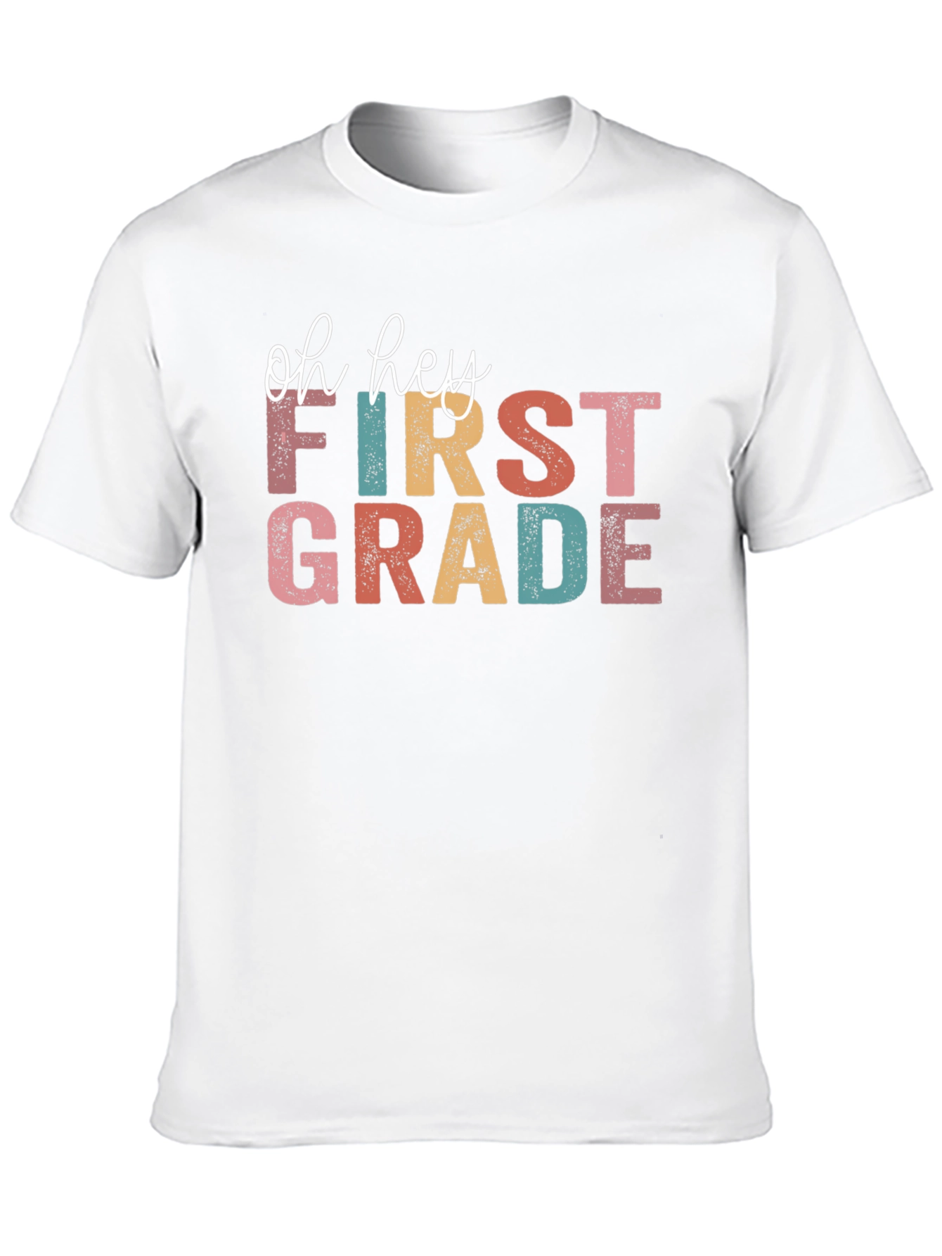 Oh Hey First Grade Black T-Shirt