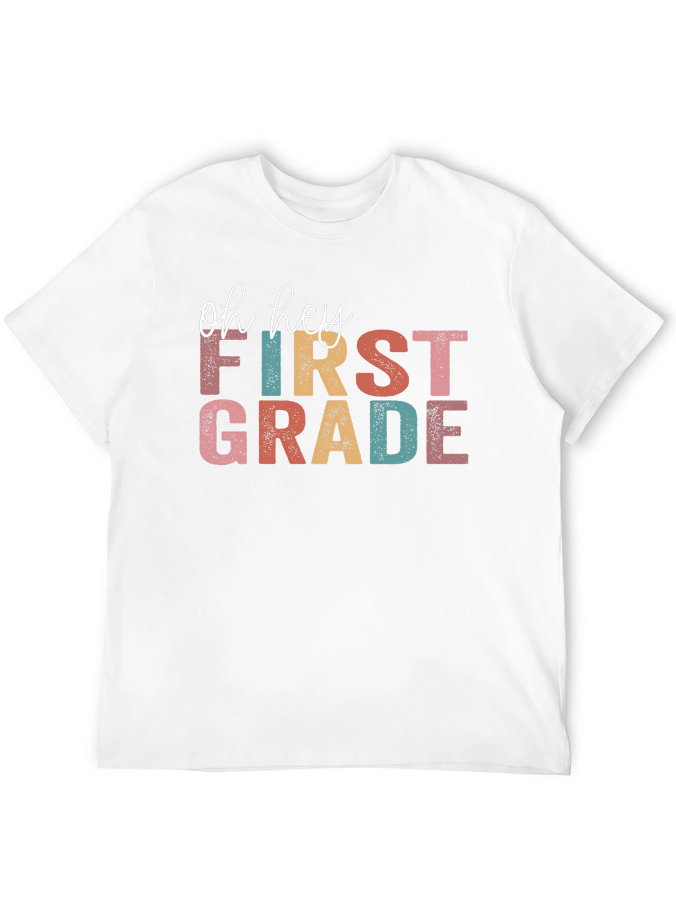 Oh Hey First Grade Black T-Shirt