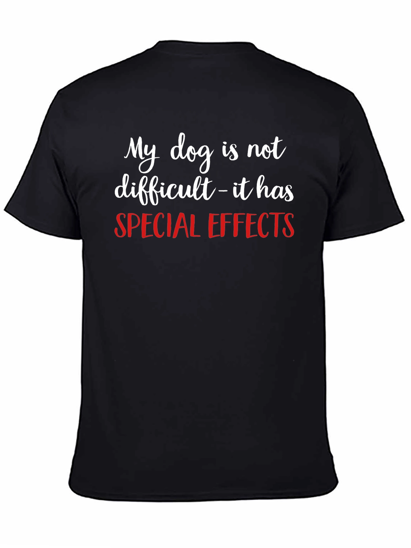 Funny Dog Special Effects Graphic T-Shirt