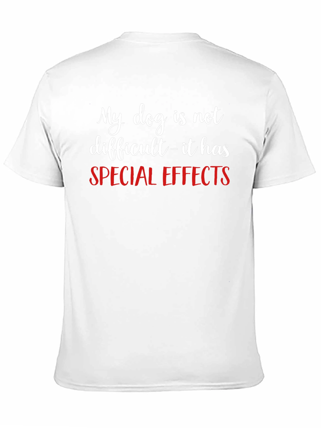 Funny Dog Special Effects Graphic T-Shirt