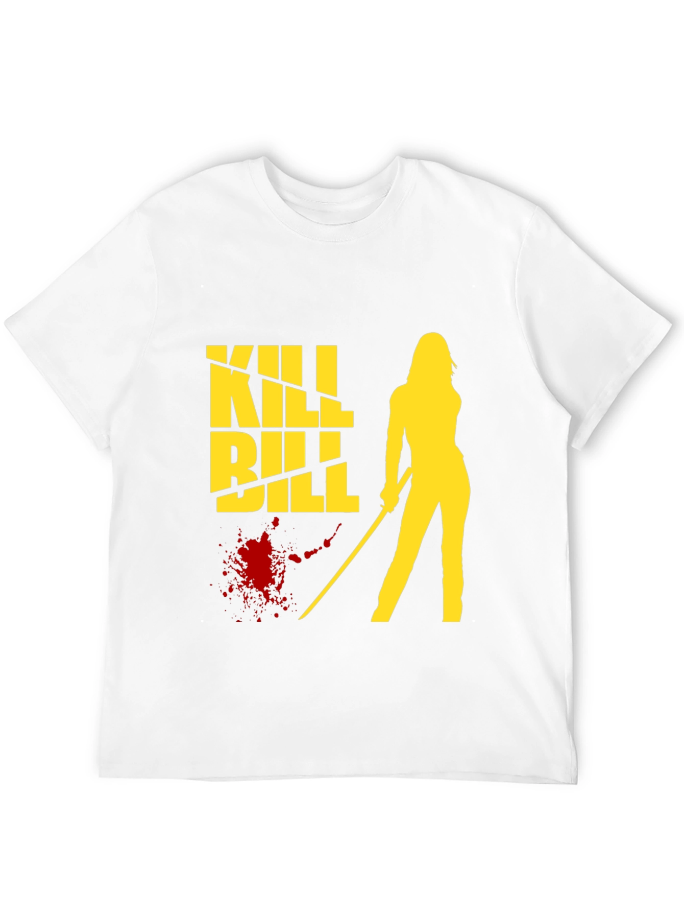 Kill Bill Graphic Tee - Black Cotton T-Shirt