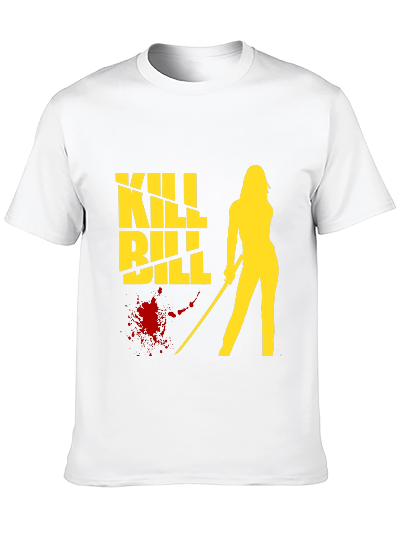 Kill Bill Graphic Tee - Black Cotton T-Shirt