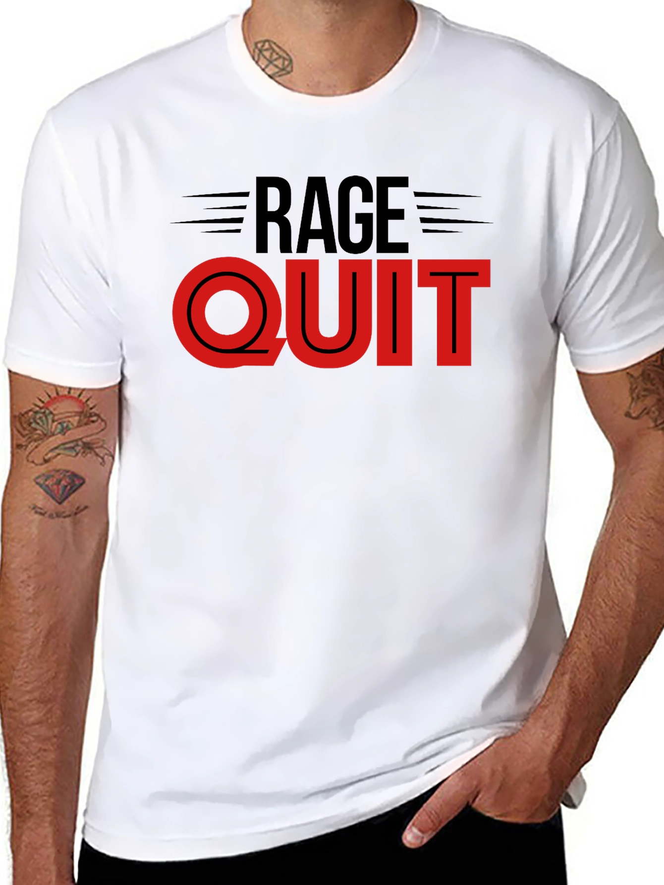 Rage Quit Graphic T-Shirt - Gamer Apparel