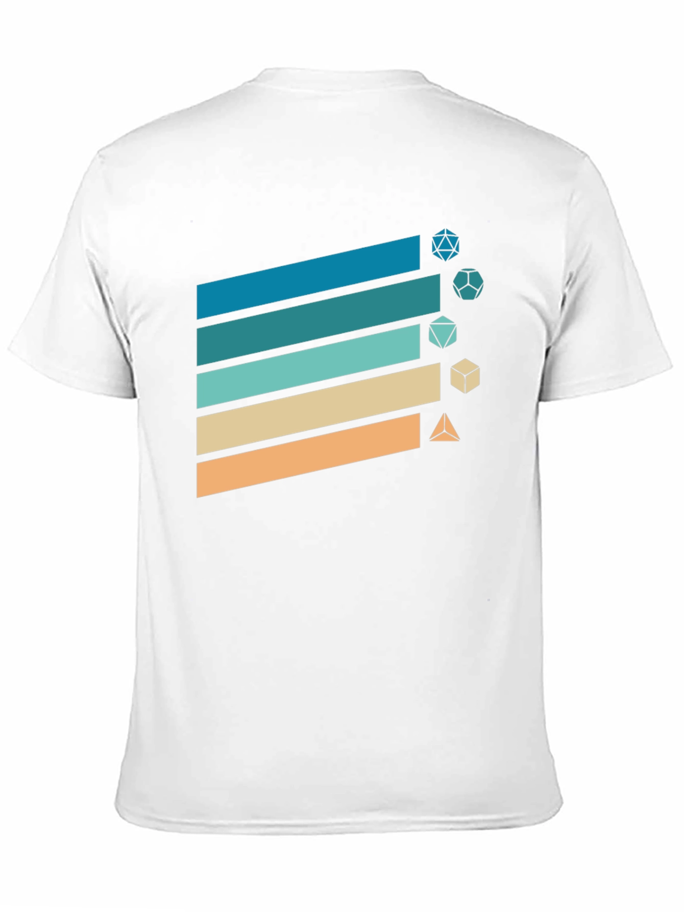 Retro Gaming Dice T-Shirt - D&D Style