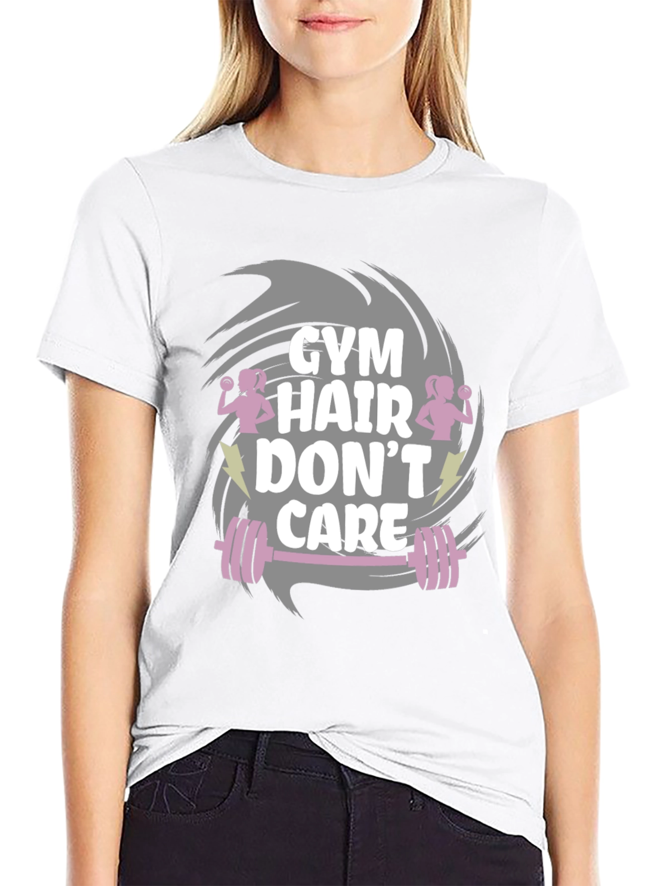 Gym Hair Dont Care T-Shirt - Workout Apparel