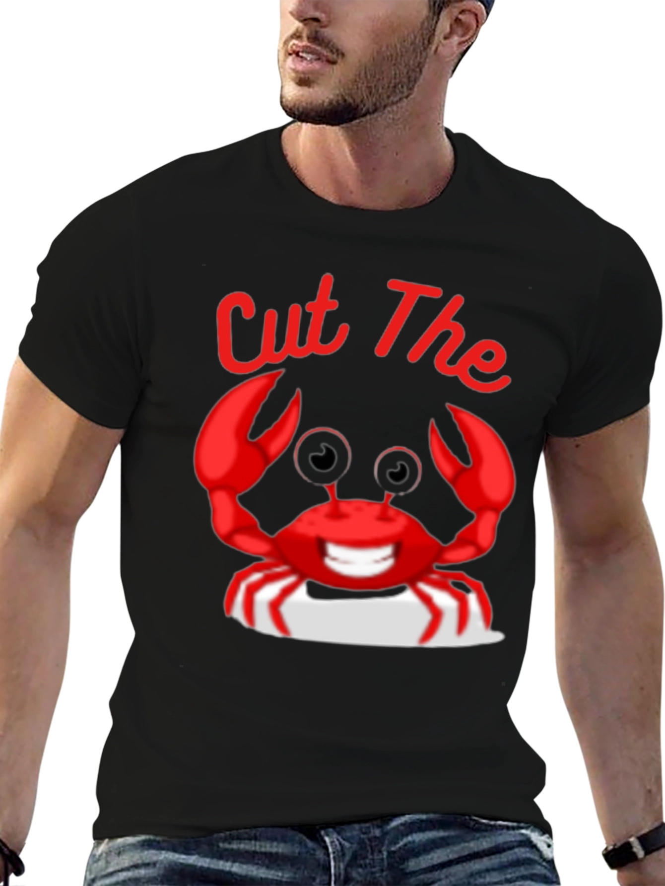Cut the Crab T-Shirt - Novelty Graphic Tee