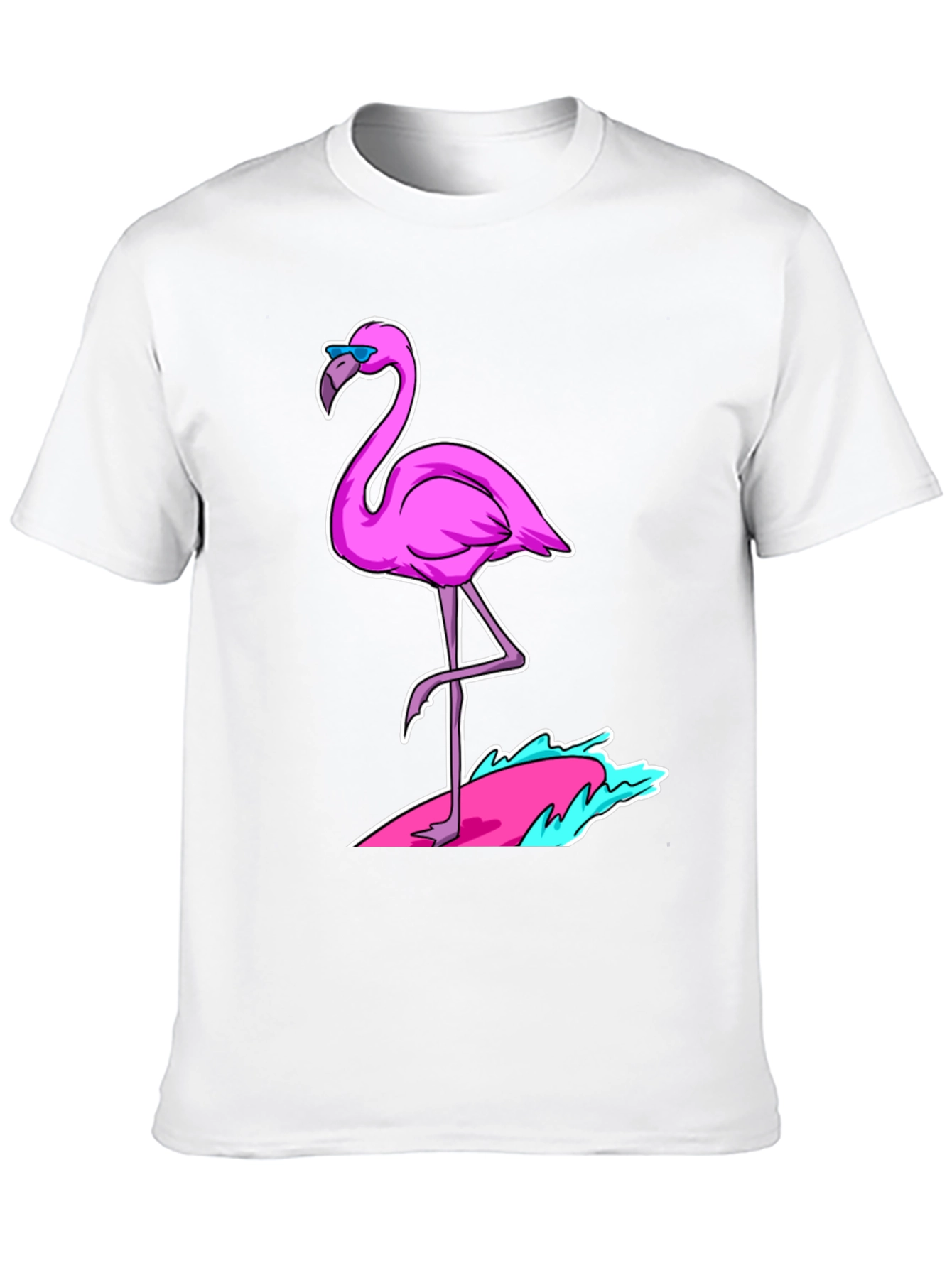 Cool Flamingo Graphic Tee - Tropical Summer Vibes