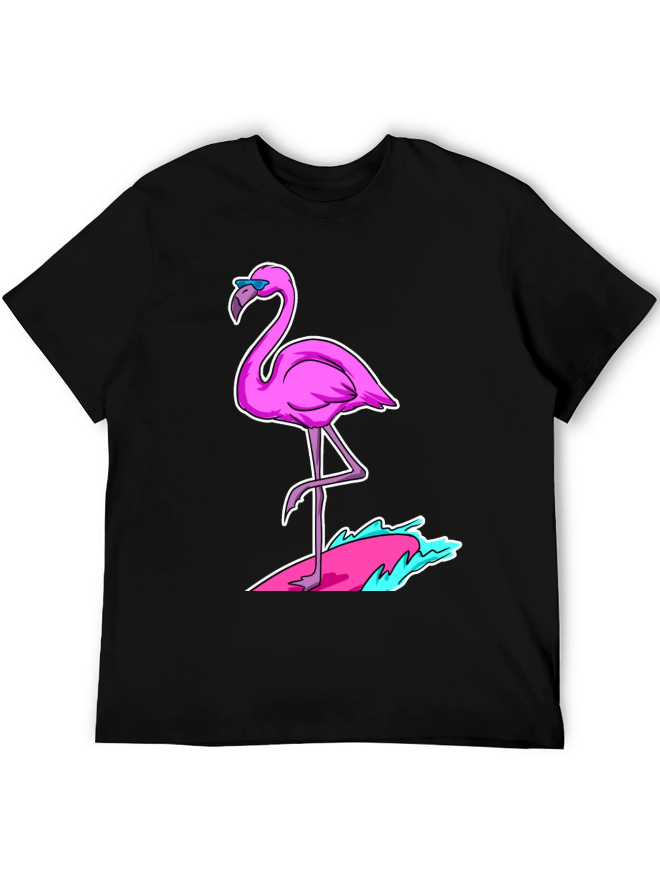 Cool Flamingo Graphic Tee - Tropical Summer Vibes