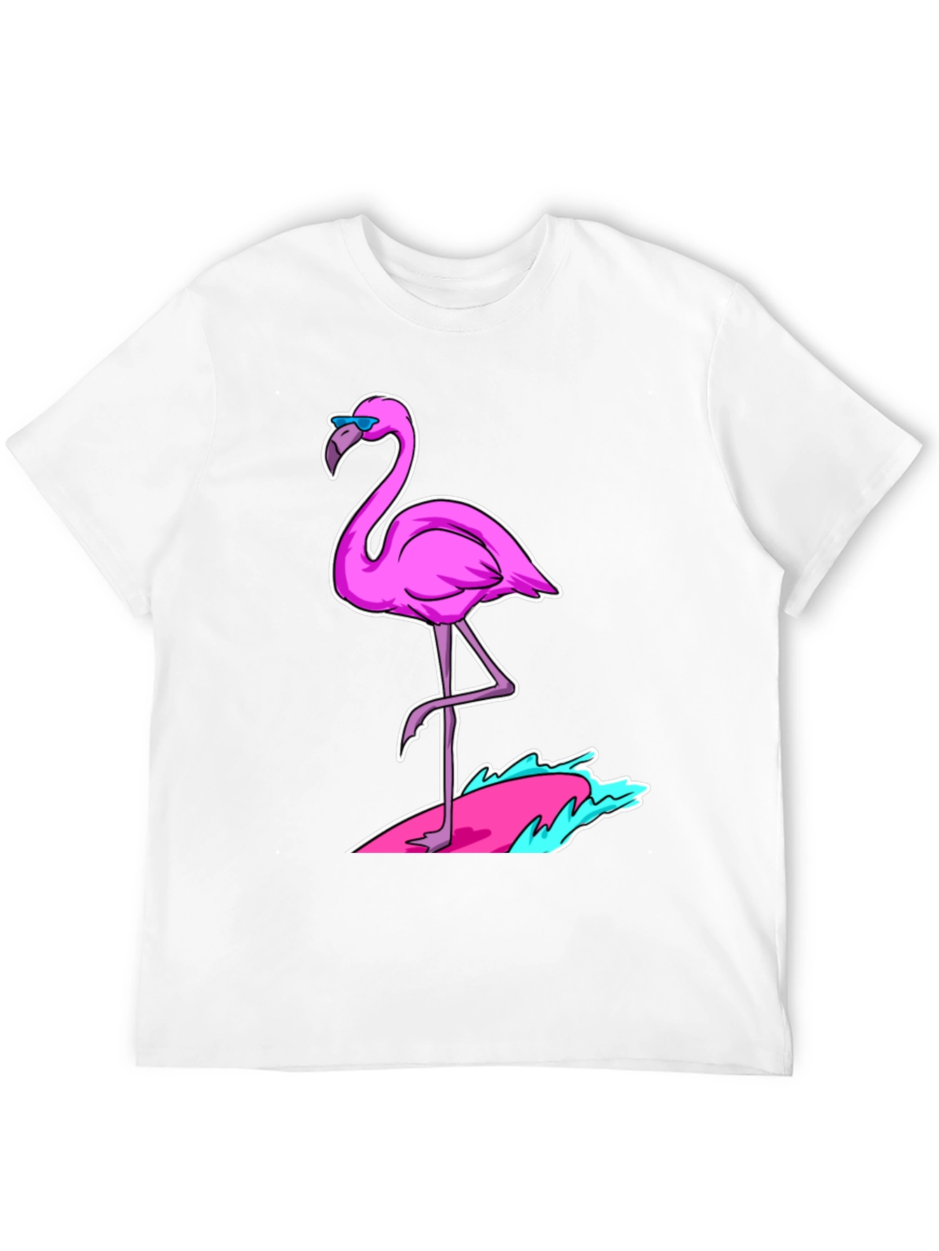 Cool Flamingo Graphic Tee - Tropical Summer Vibes